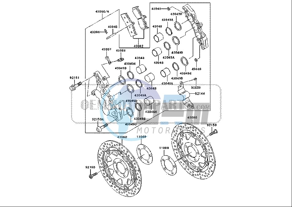 FRONT BRAKE CALIPER