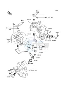 MULE 3010 TRANS 4x4 DIESEL KAF950E8F EU drawing Gear Change Mechanism