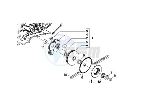 Runner SP 50 drawing Driving pulley