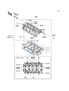 JET SKI ULTRA 300LX JT1500JBF EU drawing Crankcase