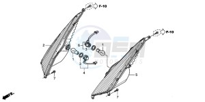 FES125 S-WING drawing FRONT WINKER