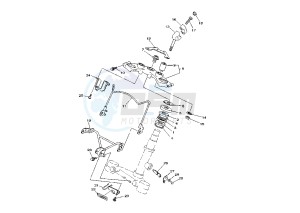 XV VIRAGO 125 drawing STEERING