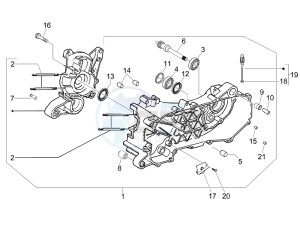 Zip & Zip 100 drawing Crankcase