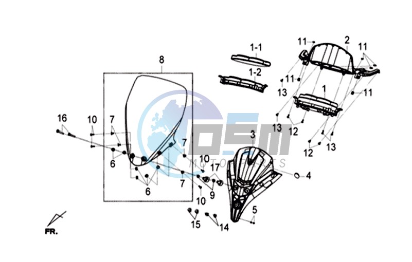 DASHBOARD - WINDSCREEN