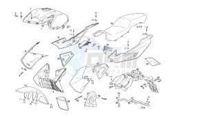 MULHACEN - 125 CC VTHMS1A1A 4T EU3 drawing FAIRINGS MY07