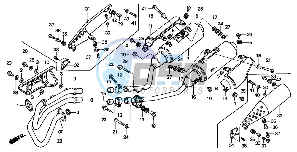 EXHAUST MUFFLER