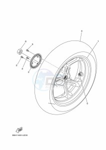 YP125R-DA XMAX 125 TECH MAX (BGU3) drawing FUEL TANK