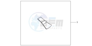 CB1000RA9 Europe Direct - (ED / ABS) drawing SWINGARM PAD