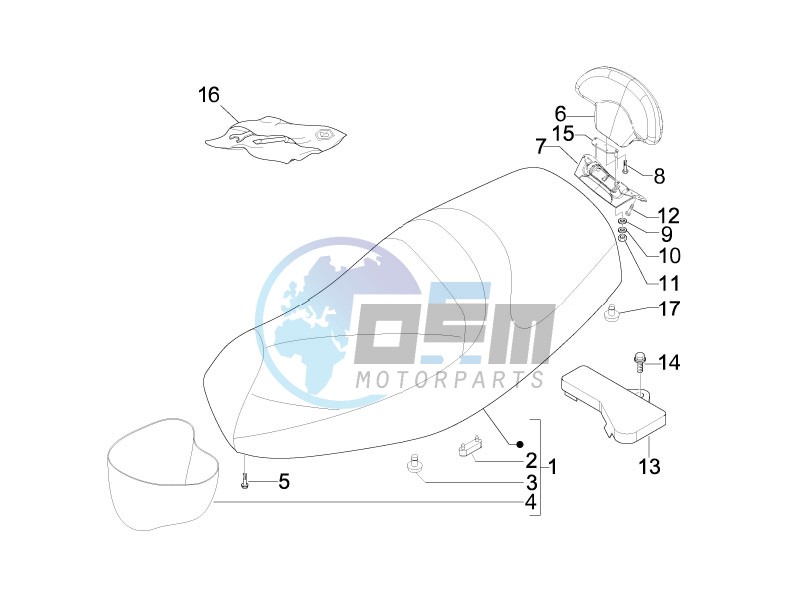 Saddle seats - Tool roll