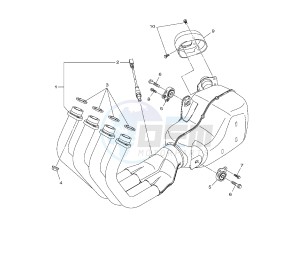 XJ6-NA ABS 600 drawing EXHAUST