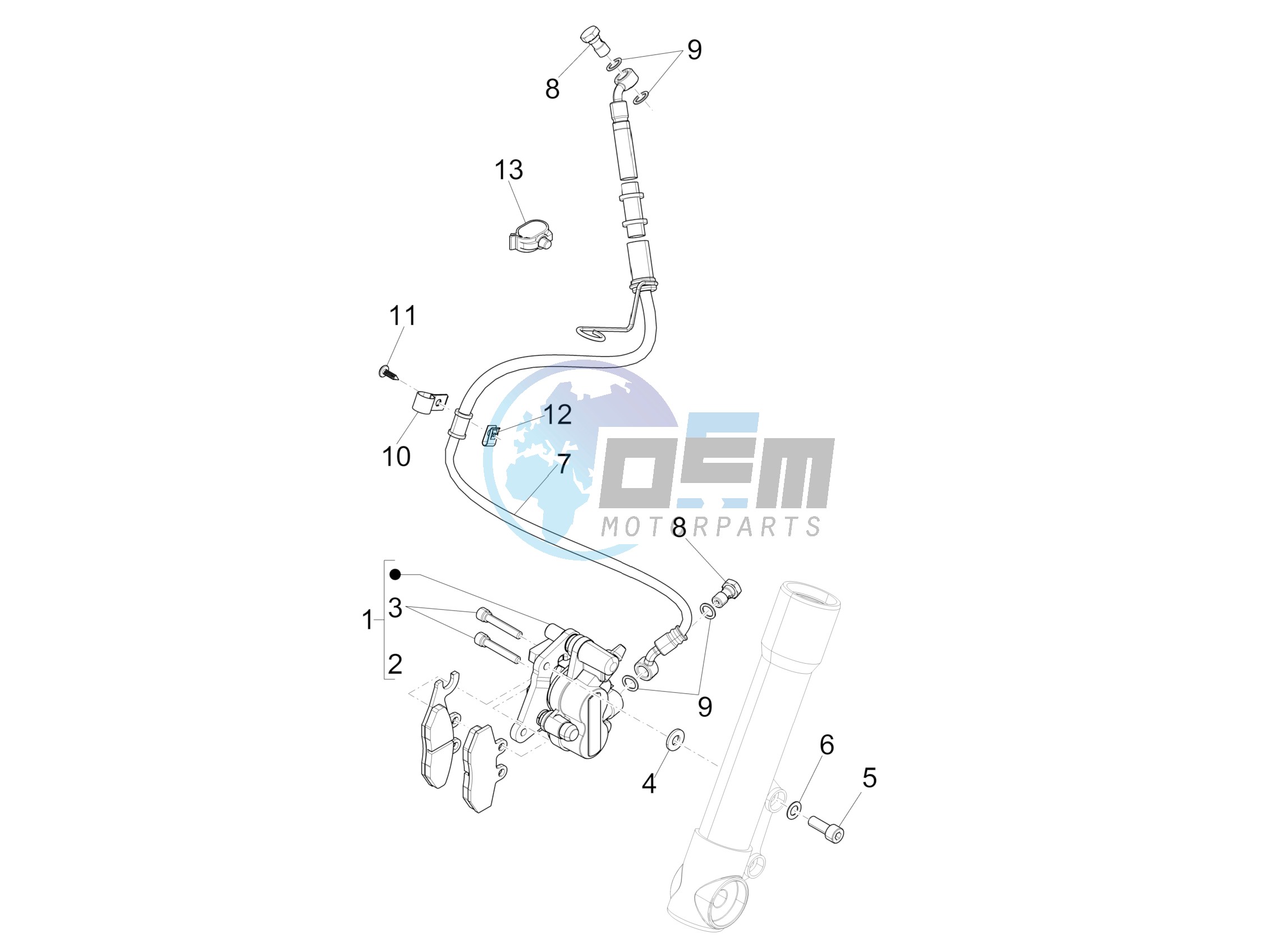 Brakes pipes - Calipers