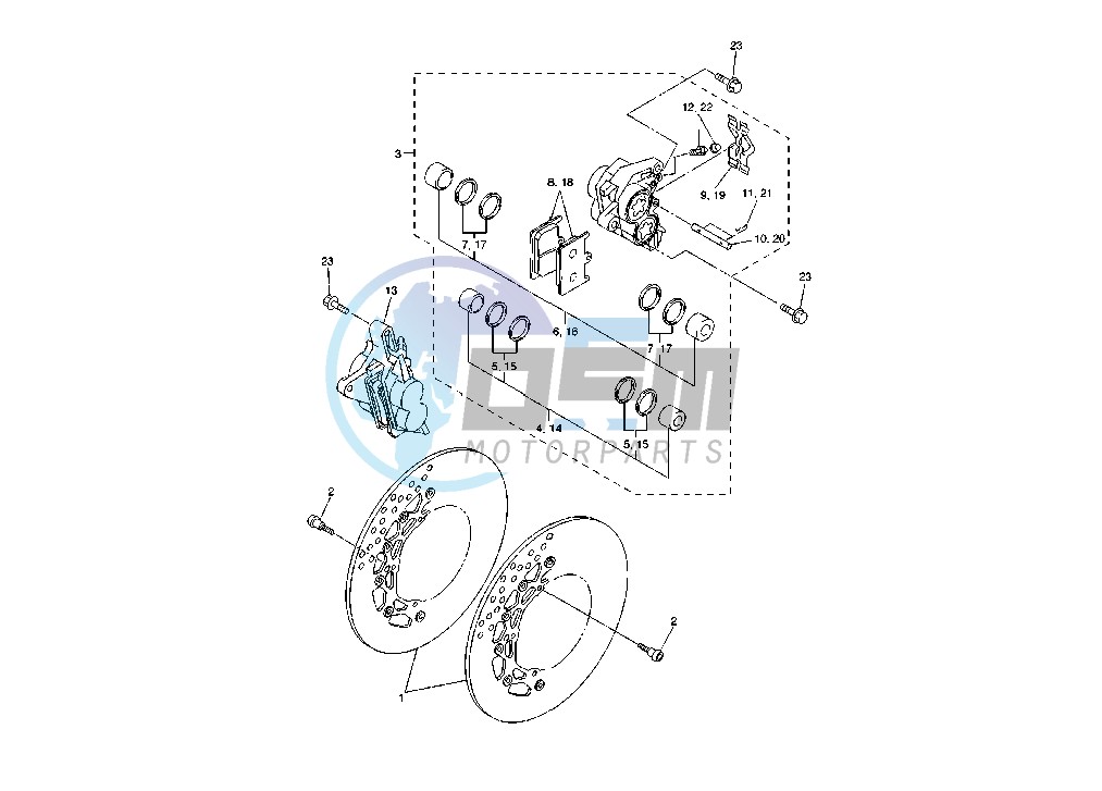 FRONT BRAKE CALIPER