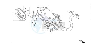 SZX50X X8R-X drawing EXHAUST MUFFLER