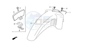 SGX50S drawing FRONT FENDER