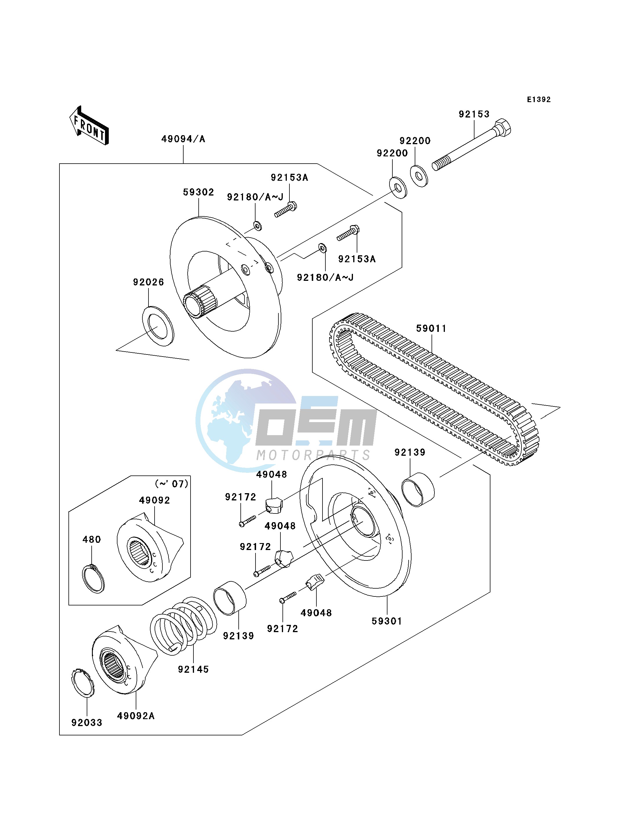 DRIVEN CONVERTER_DRIVE BELT