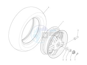 S 150 4T ie College USA drawing Rear Wheel