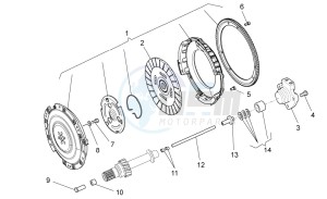 1200 Sport 8V drawing Clutch