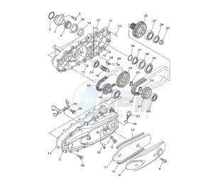 XP T-MAX 500 drawing SUB TRANSMISSION