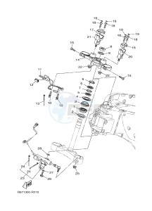 MTN1000 MTN-1000 MT-10 (B671) drawing STEERING