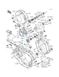 KX 125 K [KX125] (K3) [KX125] drawing ENGINE COVER-- S- -