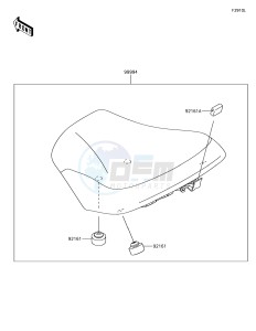 NINJA 650 EX650KHF XX (EU ME A(FRICA) drawing Accessory(High-Seat)