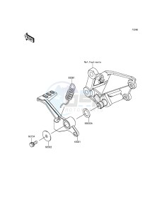 NINJA 300 EX300AEF XX (EU ME A(FRICA) drawing Brake Pedal