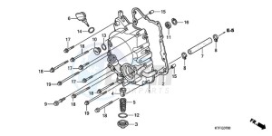 SH1509 Europe Direct - (ED) drawing RIGHT CRANKCASE COVER