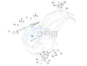 Sprint iGET 125 4T 3V ABS (EMEA) drawing Locks