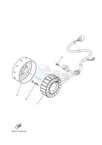 YFM700FWAD GRIZZLY 700 (B1AJ) drawing GENERATOR