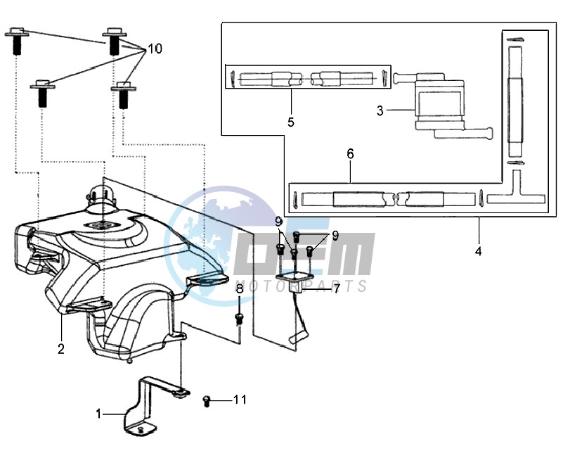 FUEL TANK - FUEL CUT