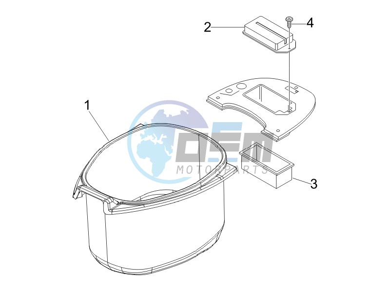 Helmet housing - Undersaddle