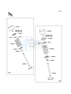 NINJA_ZX-10R_ABS ZX1000KEF FR XX (EU ME A(FRICA) drawing Valve(s)