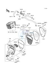 VN900_CLASSIC VN900B7F GB XX (EU ME A(FRICA) drawing Air Cleaner