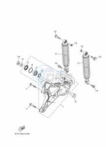 GPD155-A NMAX 150 (BBD1) drawing LEG SHIELD