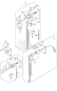 DF 25A drawing Switch Remote Control