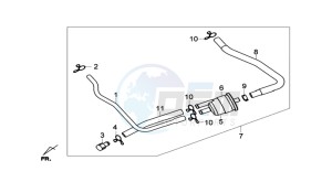 GTS 300i drawing AIRFILTER