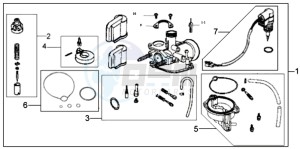 JET EURO 50 drawing CARBURATOR