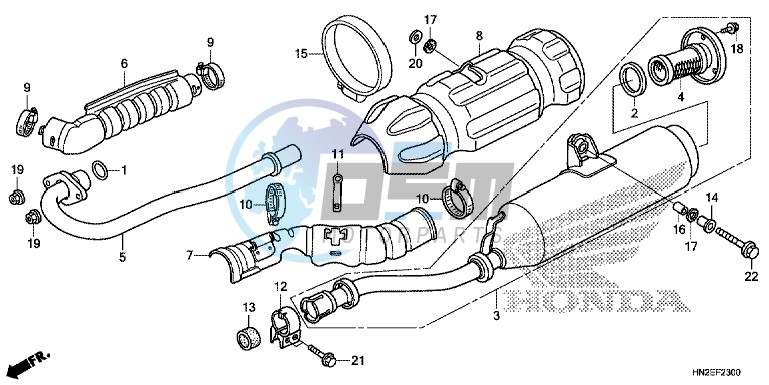 EXHAUST MUFFLER