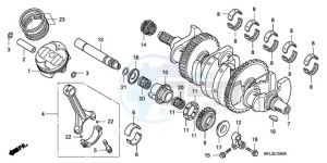 CBR1000RRA BR drawing CRANKSHAFT/PISTON