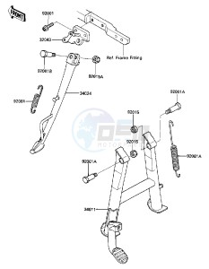 ZX 600 A [NINJA 600] (A1-A2) [NINJA 600] drawing STANDS