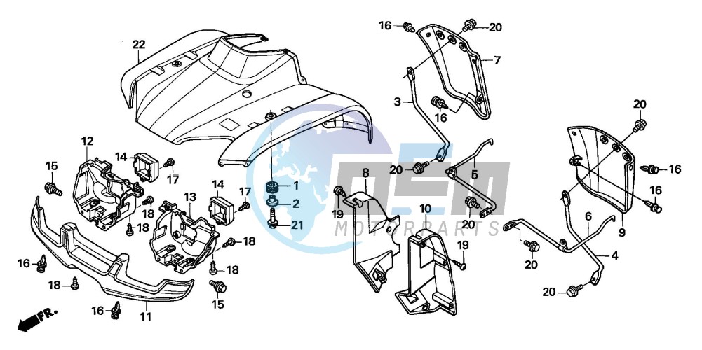 FRONT FENDER ('05)