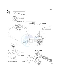 VN 1500 J [VULCAN 1500 DRIFTER] (J1-J2) [VULCAN 1500 DRIFTER] drawing LABELS