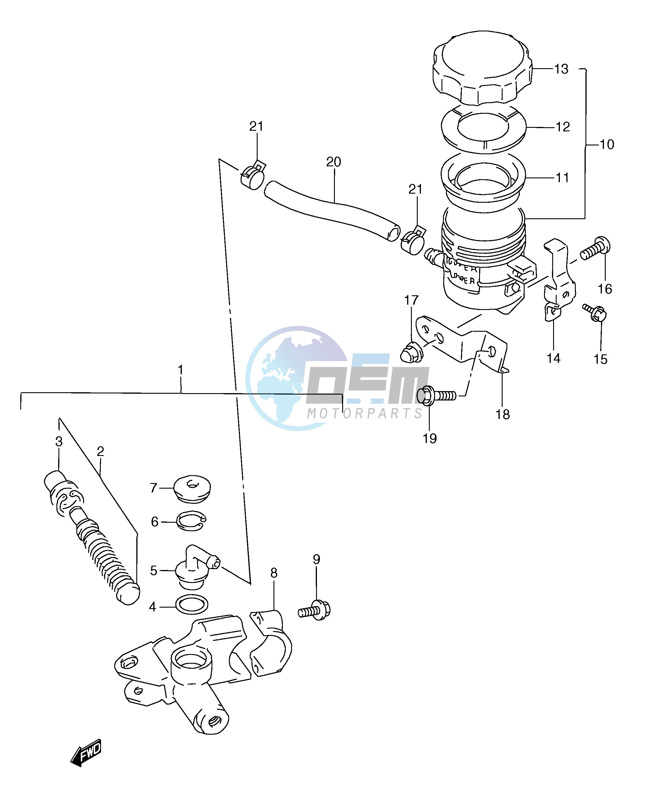 FRONT MASTER CYLINDER