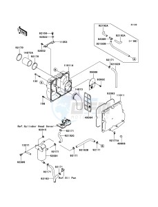 JET SKI STX-15F JT1500A6F FR drawing Air Cleaner