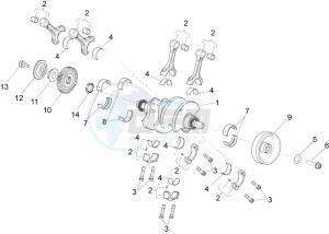 RSV4 1000 Racing Factory L.E. (EMEA, APAC) (AUS, CP, EU, GB, J, MAL, NZ, RI, VN) drawing Drive shaft