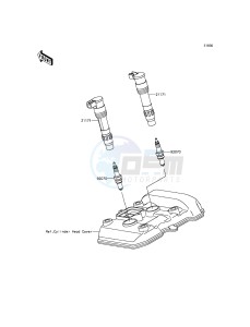 NINJA 300 EX300AEFA XX (EU ME A(FRICA) drawing Ignition System