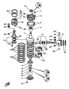 L150CETO drawing CRANKSHAFT--PISTON