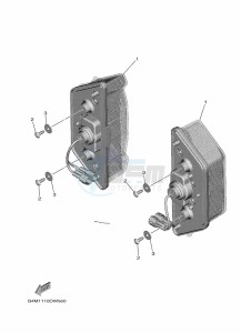 YXE1000EW YX10EPAM (B4M5) drawing TAILLIGHT