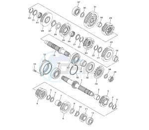 XJ6-N SP 600 drawing TRANSMISSION