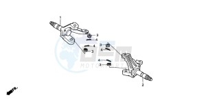 TRX250TM FOURTRAX RECON drawing KNUCKLE